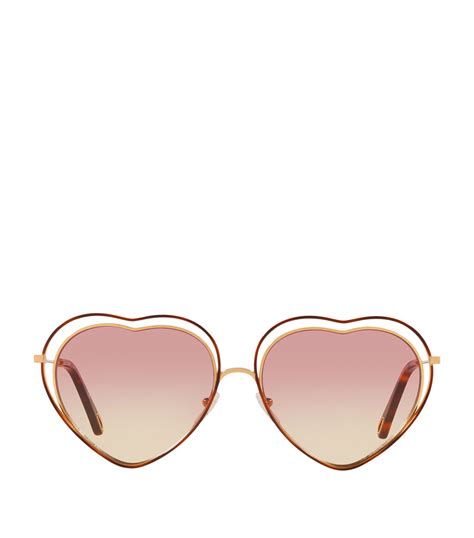 chloe poppy heart sunglasses|Poppy sunglasses .